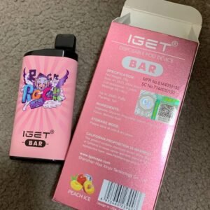 IGET Bar Peach Ice Disposable Vape – Up to 3500 Puffs